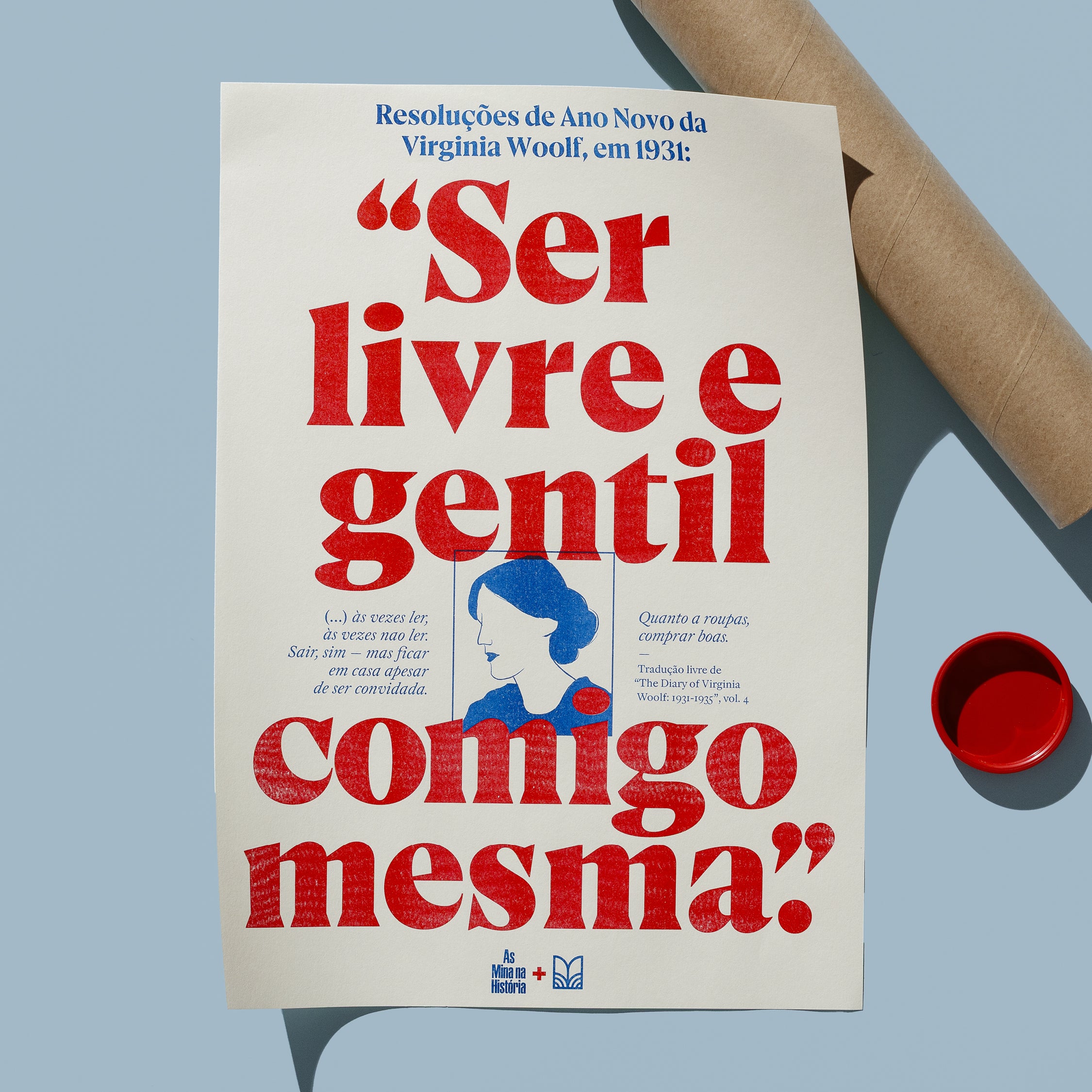 Cartaz Resoluções Virginia Woolf