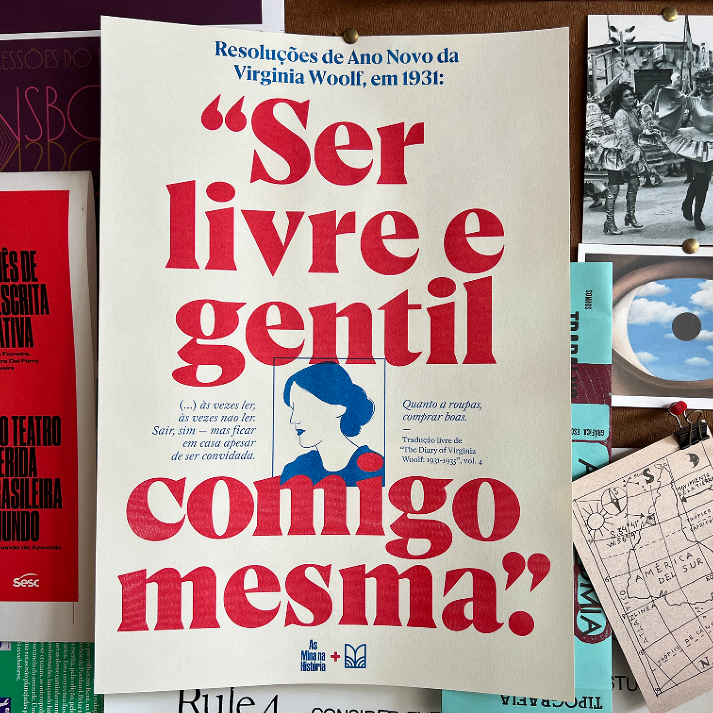 Cartaz Resoluções Virginia Woolf